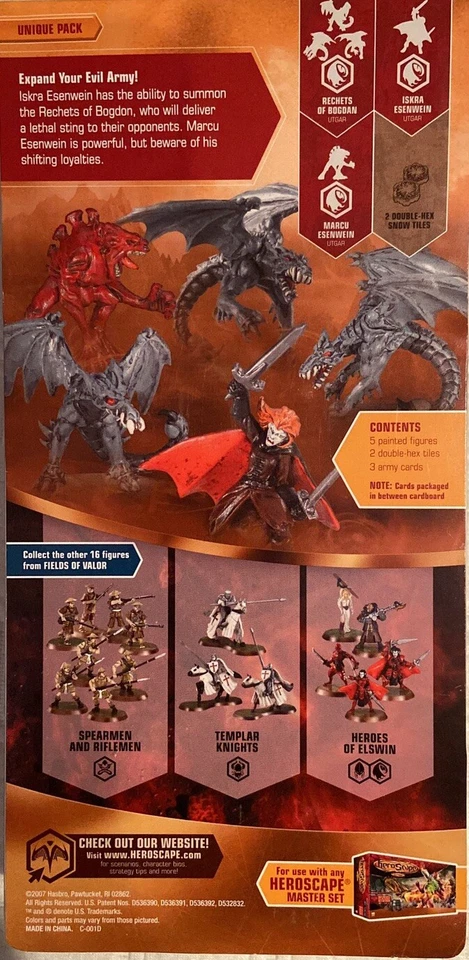 Heroscape Expansion Pack Fiends and Vampires NEU OVP - Bild 2 von 2