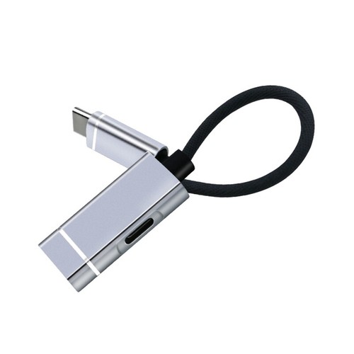 Hub USB Type-C vers 2 Port Splitter Station d'accueil Haute Vitesse vers USB 3.0 + PD - Photo 3/8