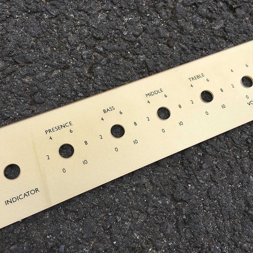 New Reproduction Plexi front panel for Marshall JMP Head 1967-69 - Imagen 2 de 4
