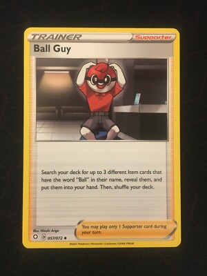 Pokmon Shining Fates Ball Guy 057/072 NM x1 | eBay