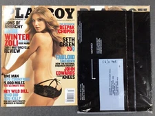 Playboy Magazine March 2011 Winter Zoli Factory Sealed Unopened Unread