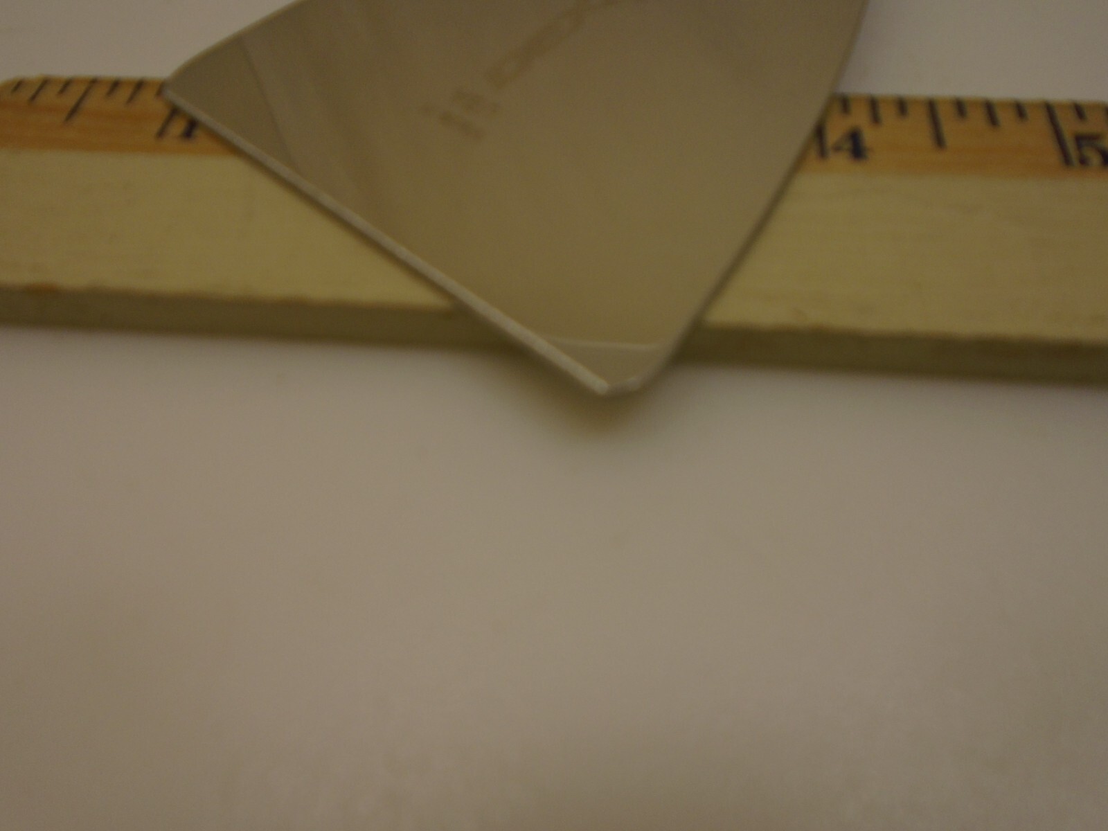 Dexter Russell USA Stiff Stainless Pot Pan Scraper 3" Angle Blade Lt Blue S290RC