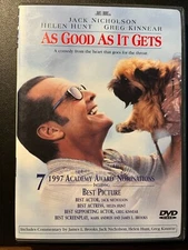 * As Good As It Gets - Jack Nicholson - Helen Hunt - Greg Kinnear - VG DVD