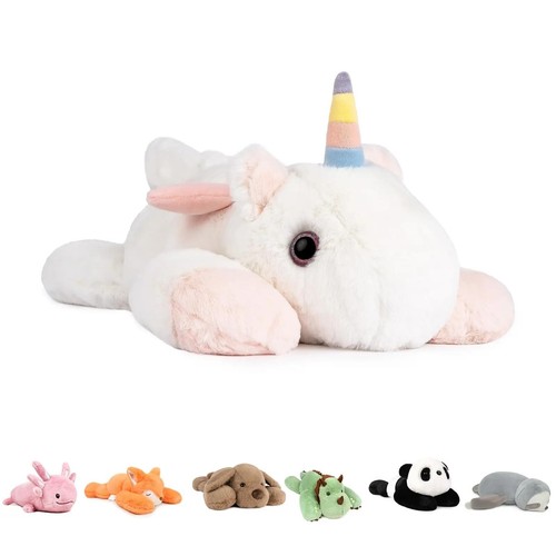 Niuniu Daddy 20 Zoll gewichtete Stofftiere für Erwachsene Kinder großes Plüschtier Kissen - Bild 32 von 38