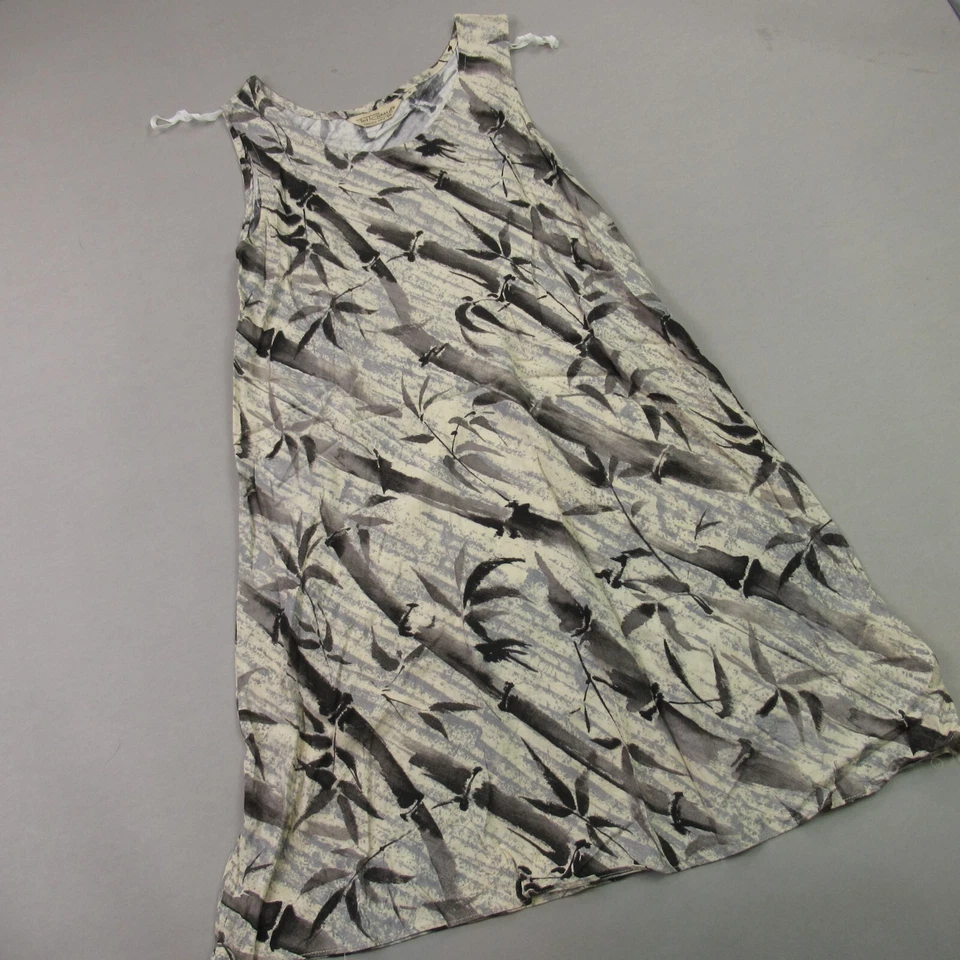 Vestido para mujer Tori Richard pequeño sin mangas ligero recto floral Foto 2 de 4