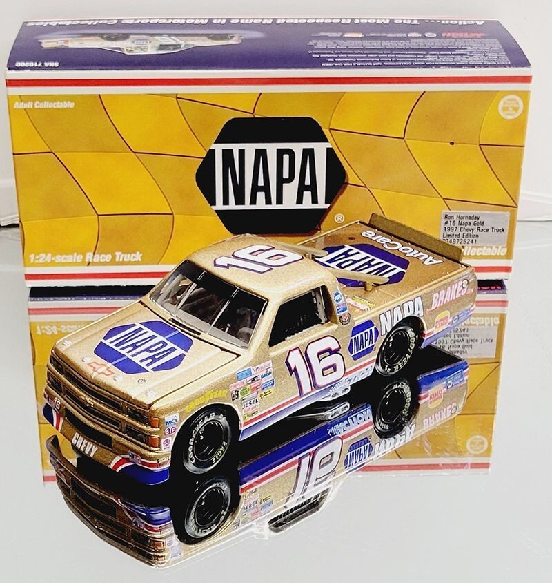 RON HORNADAY 1997 NAPA GOLD TRUCK 1/24 ACTION DIECAST | eBay
