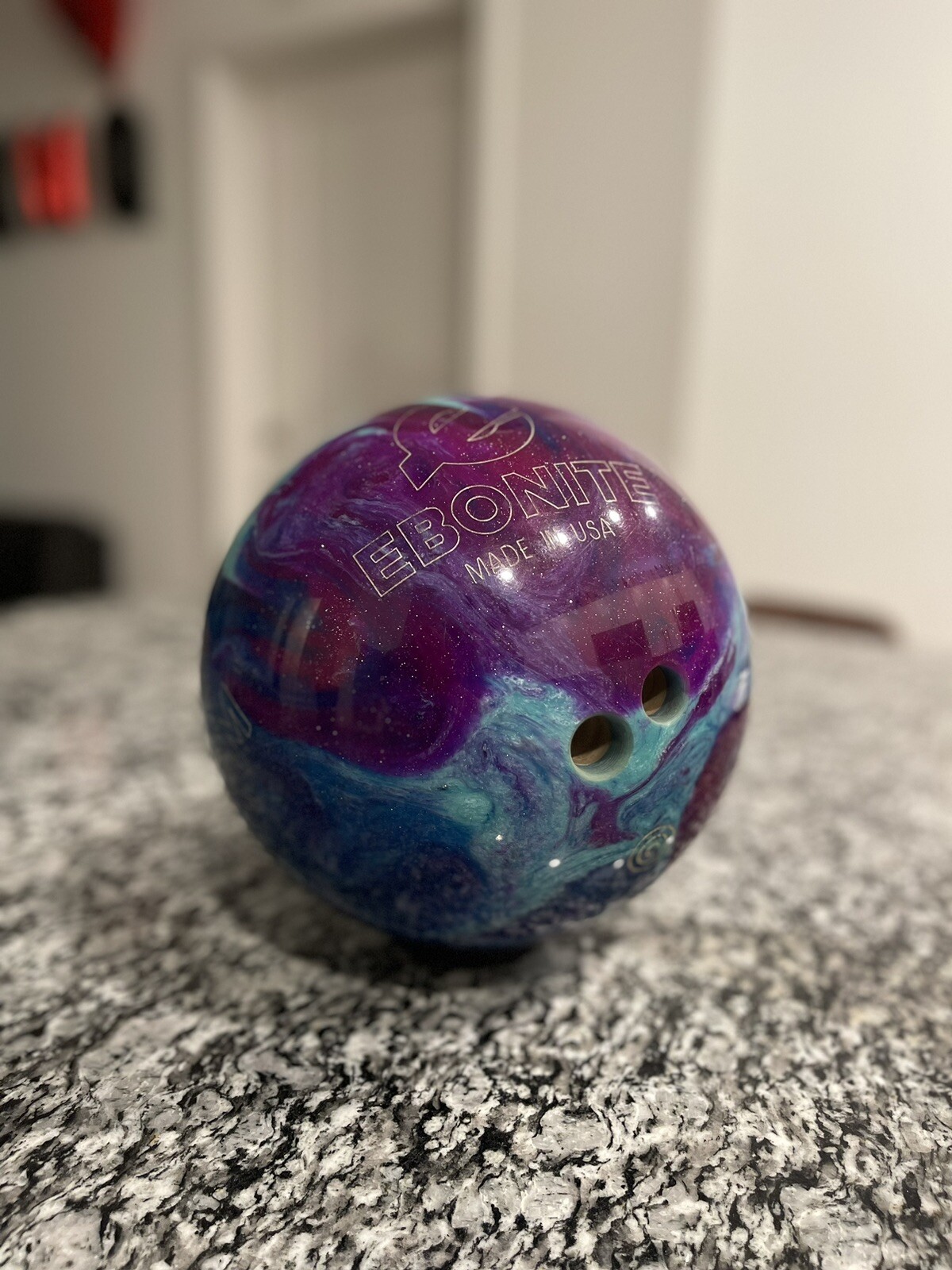 Ebonite Bowling Ball w/ Bag and Shoes