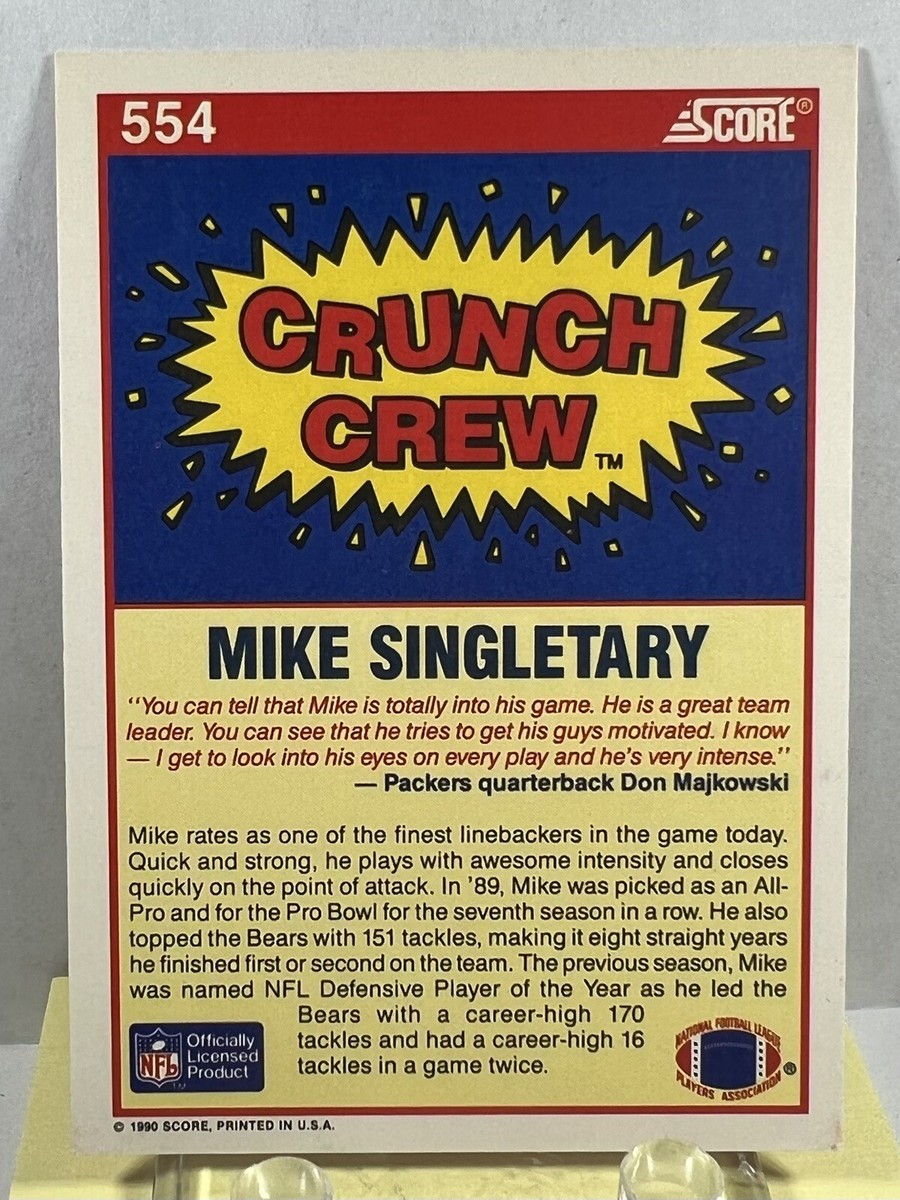 🔥1990 Score Mike Singletary #554 “The Minister Of DEFENSE” Run At