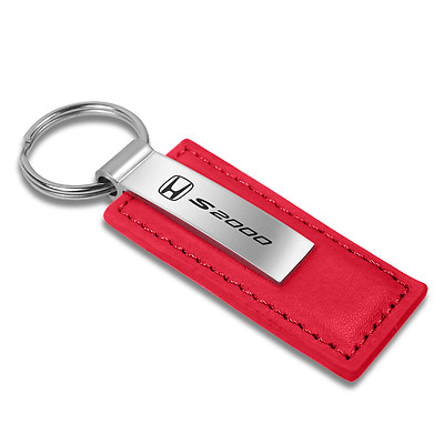 Honda S2000 Red Leather Key Chain Keychain, Official Licensed | eBay