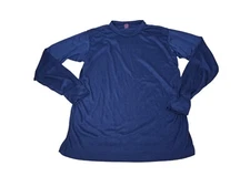 Vintage Patagonia Capilene Base Layer Shirt Long Sleeve Blue Men's Large USA