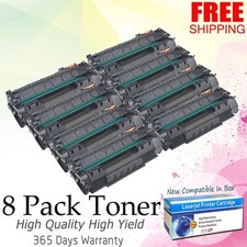 8PK Q5949A 49A Laser Toner Cartridge For HP LaserJet 1160 1320 3390 3392 Printer