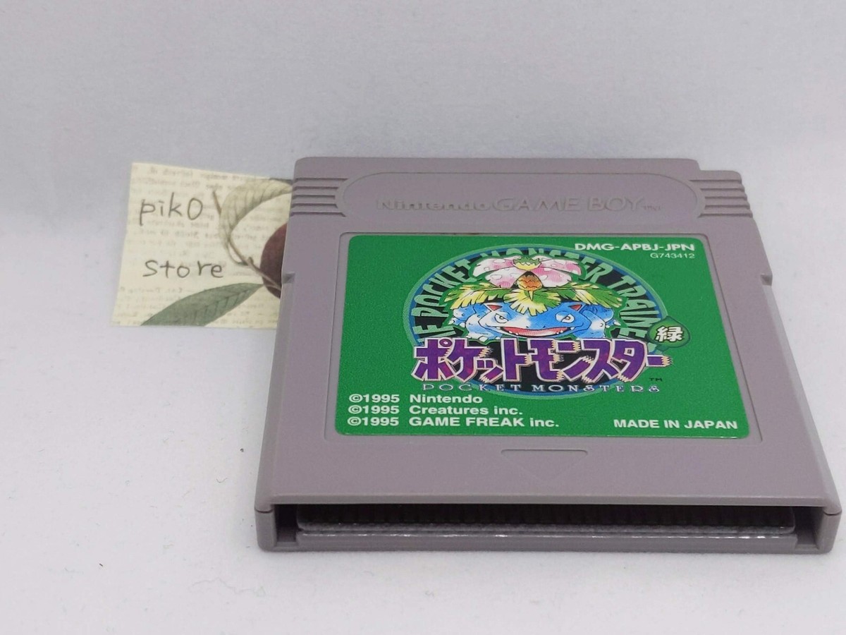 Pokémon Green Version Nintendo GameBoy, 1996 Official product From
