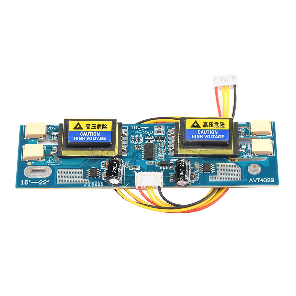 10PCS Universal CCFL Inverter LCD Monitor 4Lamp 10-30V For 15-22" Widescreen New - Image 4 of 4