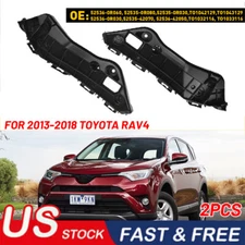For RAV4 2013 2014 - 2018 Bumper Bracket Retainer Front Pair Beam Mount Support