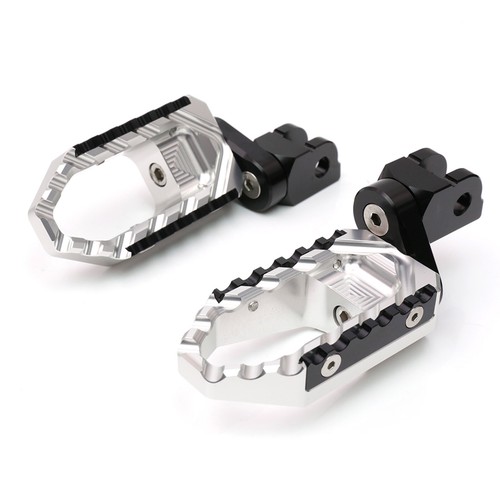Silver TRC 25mm Lowering Front Wide Foot Pegs For BMW R1150GS 99 00 01 02 03 - Picture 5 of 9
