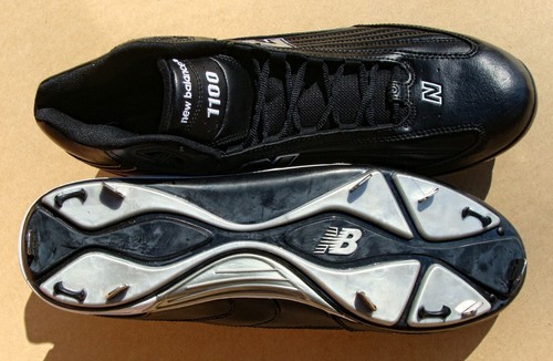 New Balance MB1100 Metal Baseball Cleats Black, Size 15, BRAND NEW WITH TAG - Picture 4 of 6