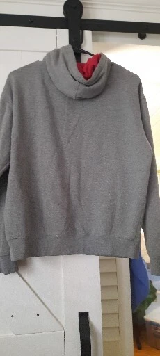 VETEMENTS Indiana University Felpa con cappuccio grigia Knights abbigliamento M