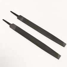 Lot of 2 New Wood-Miller 12” Mill Bastard Hand Files NFES 1059 Made in Portugal