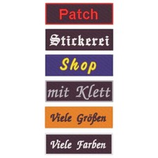 Patch mit Klett viele Farben und Gr&ouml;&szlig;en selbst gestalten