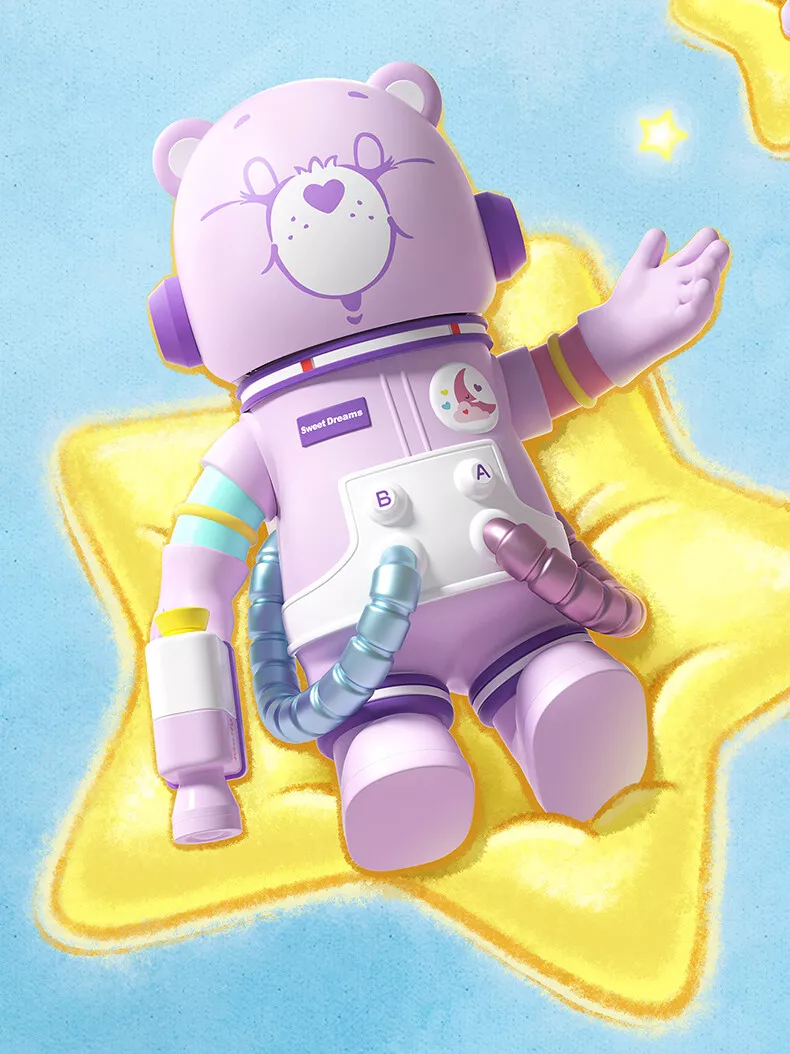 PopMart 400% + 100% Mega Space Molly Care Bears Sweet Dreams PopMart 400% + 100% Mega Space Molly Care Bears Sweet Dreams