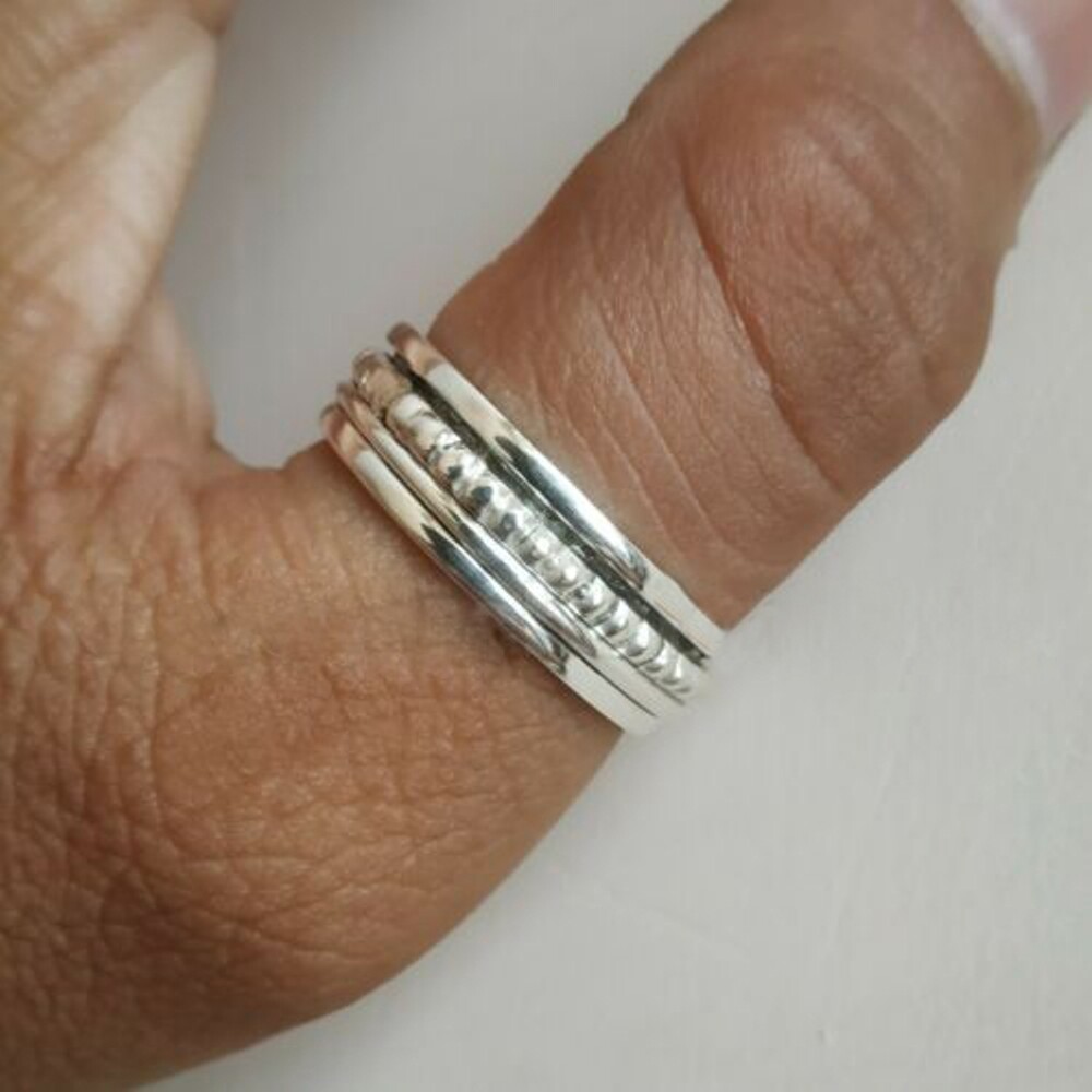 ★47bag ★ 925 Silver Espyn Diamond Ring 664053 MEN WOMEN 925 STERLING SILVER FULL BLING CUBIC ZIRCONIA