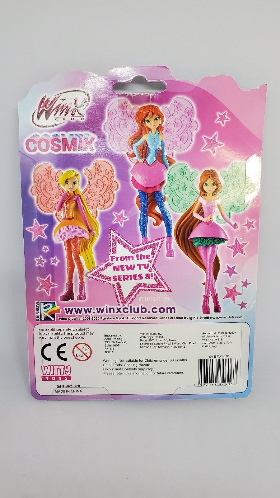 Детские куклы NIP Winx Club Cosmix Series 8 Figures - 3 Dolls Stella, Bloom & Flora — фото 5
