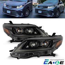 Fit 11-20 Toyota Sienna SE Projector LUXX-Series Headlights Replacement