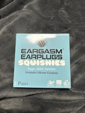Eargasm Squishies Moldable Earplugs for Sleep,Swim Noise Reduction 22db new !