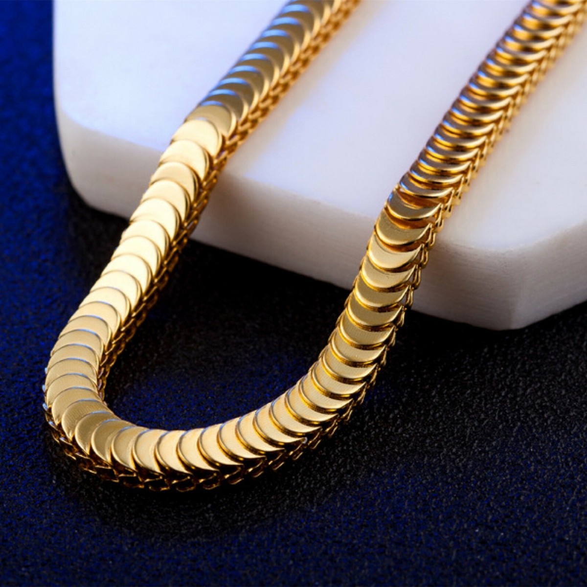 18K Solid Gold Cuban Link Chain Necklace Men Women 2.5mm 18" Made In Italy