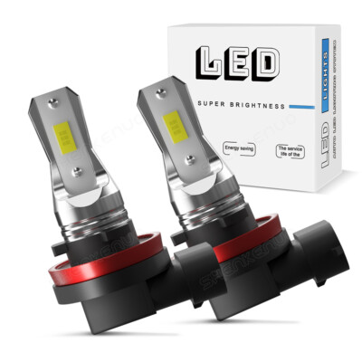 H11 LED Headlight Super Bright Bulbs Kit White 6000K 8000LM High/Low Beam