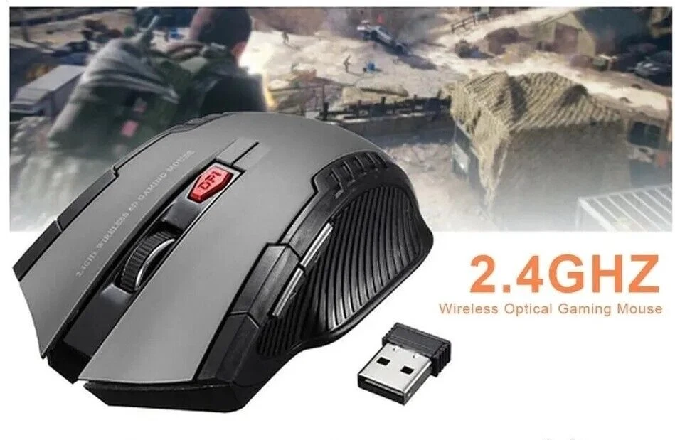 Recargable Mouse Raton Inalambrico Para Gamer Computadora Laptop Profesionales  - Image 3 of 4