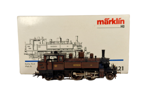 Marklin 34121 - Locomotiva a vapore serie P2.II Pfalz B. USATO H0 AC Digitale - Picture 1 of 10