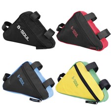 Borsa telaio bici triangolare 1,0 L MTB borsa tubo superiore anteriore, borsa attrezzi