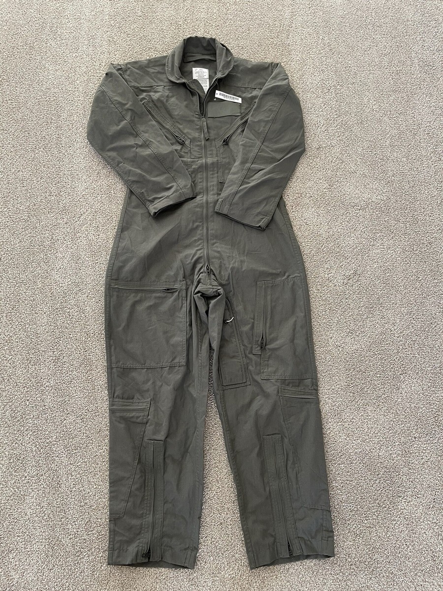 US GI Military Flyers Coveralls CWU 27/P Nomex Fire Retardant Sage
