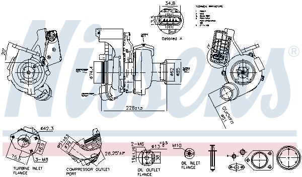 93564 Nissens Lader, Aufladung FüR BMW-image