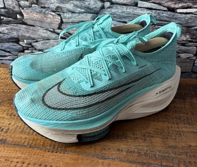 Nike Air Zoom Alphafly Next % hyper türkis Laufschuhe Herren Größe UK 9