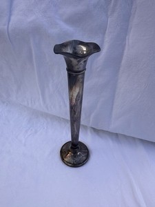 Sterling Silver Trumpet Bud Vase #288 by B&M Weighted 67.26gm