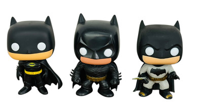 BATMAN LOT OF FUNKO POPS #19, 84, & 144 NO BOXES Dark Knight Trilogy DC Heroes
