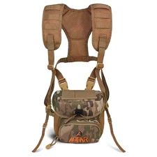 AOFAR Binocular Harness Chest Pack Camouflage Bino Case for Hunting & Hiking