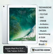 Apple ipad Pro 12,9" - 256GB Wifi NL0U2B/A  Tab Tablet A1584 ⚡ Display Bruch ⚡