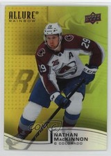 2021-22 Upper Deck Allure Rainbow Yellow Green Nathan MacKinnon #R-92