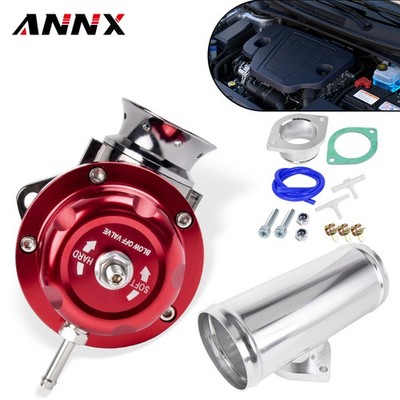 Universal Aluminum Type-RS Turbo Blow Off Valve + 2.5'' 63mm BOV Flange Pipe Kit