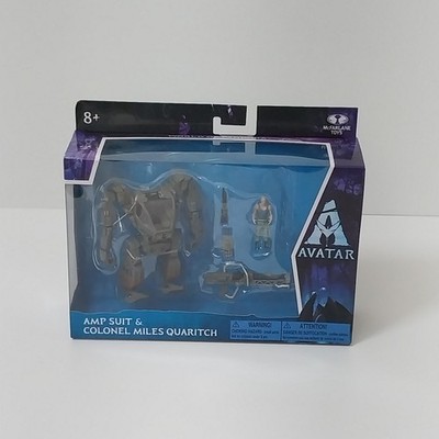 McFarlane Toys  Avatar 4 inch Amp Suit & Colonel Miles Quaritch World of Pandora