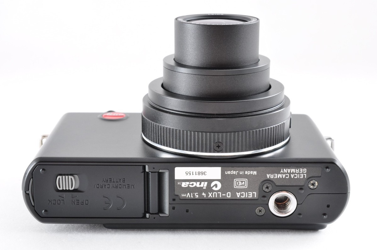Exc+5] Leica D-LUX 4 Digital Compact Camera Black #3681 | eBay