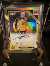 Maximilian Beier Chrome Bundesliga 2025/26 Gold Refractor /50 Auto
