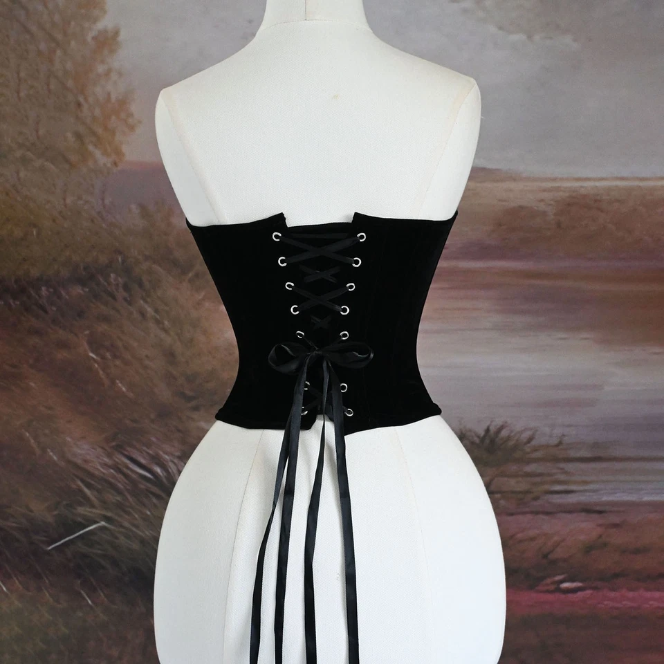 Renaissance Corset for Women Victorian Overbust Retro Strapless Bustier Corset - Image 2 of 4