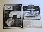 1980 Vintage Star Wars Rebel Armored Snowspeeder Instructions Original Kenner