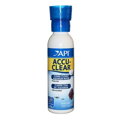 API ACCU CLEAR 4 Ounce Aquarium Water Clarifier for Clear Freshwater Tanks