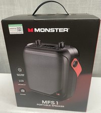 Monster MFS1 LED Display Loud Stereo Sound Wireless Portable Bluetooth Speakers