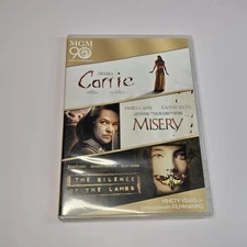 Carrie Misery Silence of the Lambs MGM DVD 3 Disc Set 